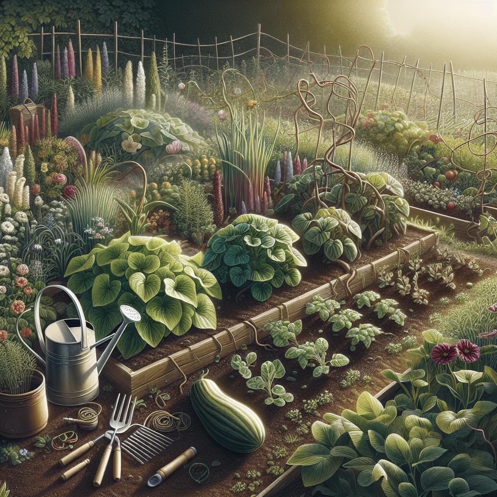 Guide pour Entretenir des Plantes Compagnes dans votre Potager