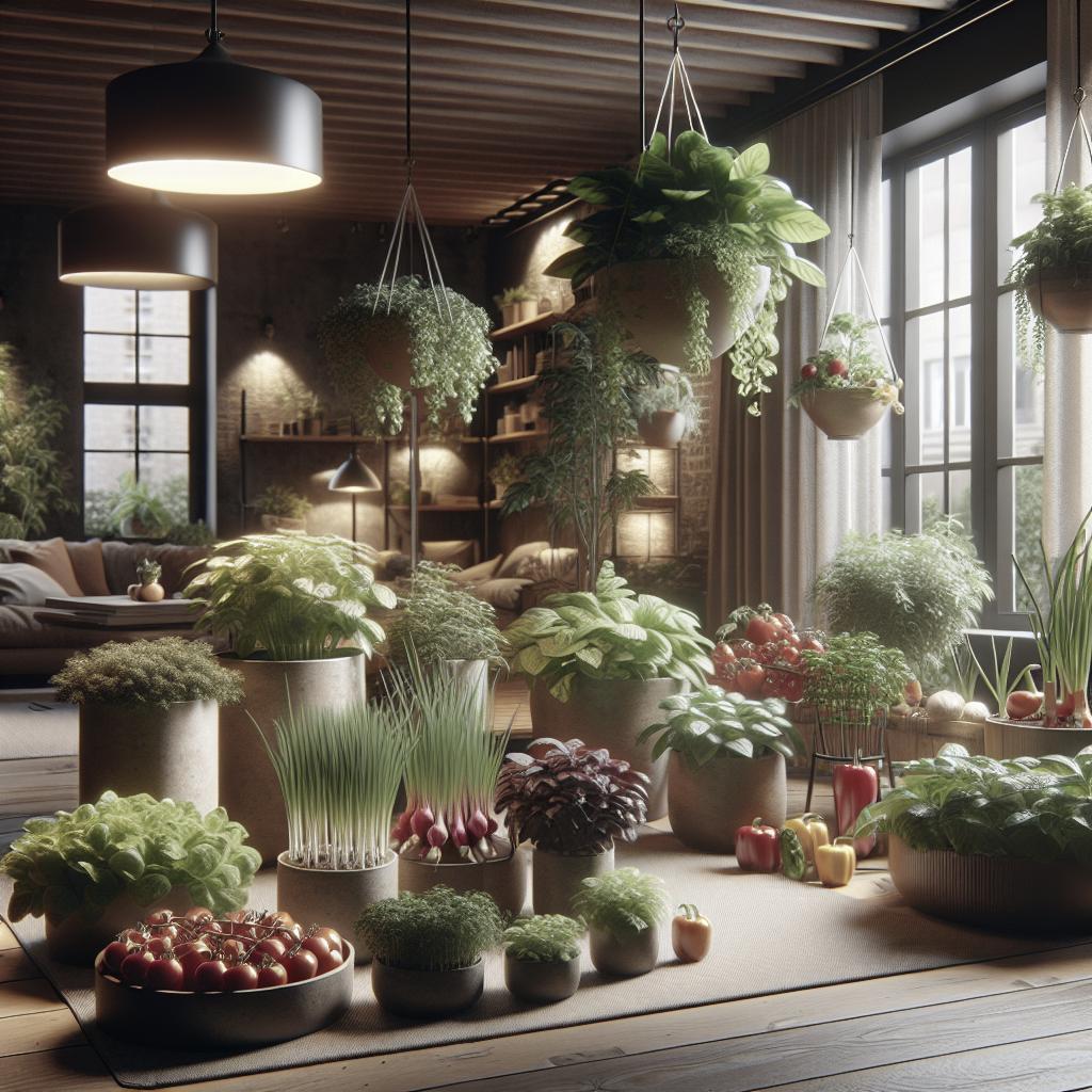Légumes Faciles à Cultiver en Intérieur